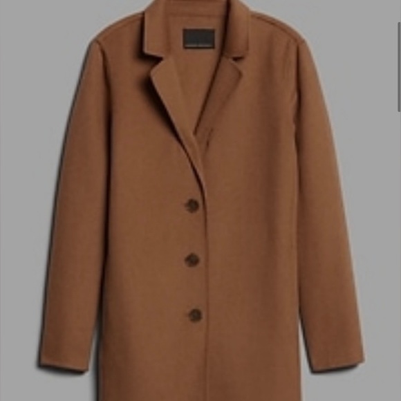 Banana Republic Unlined Overcoat- EUC - Picture 4 of 14